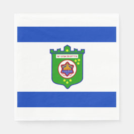 Stadtflagge Tel Aviv (Israel) Serviette