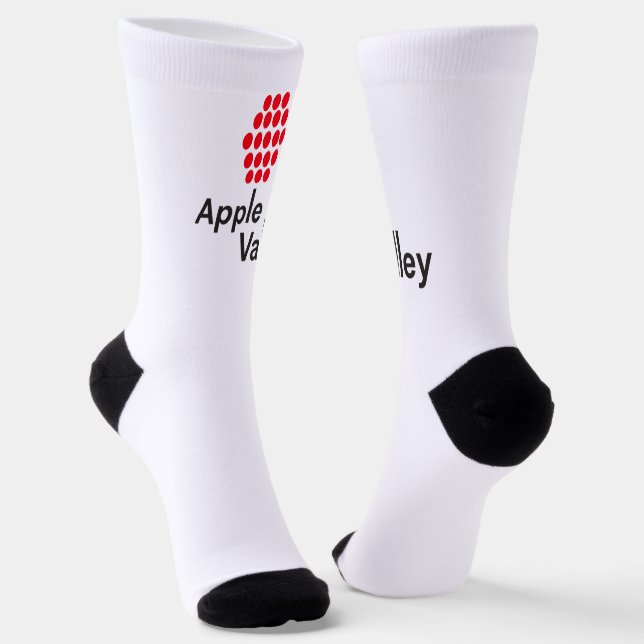 Stadtflagge von Apple Valley (Minnesota) Socken (Gewinkelt)