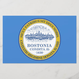 Stadtflagge von Boston (Massachusetts) Briefpapier