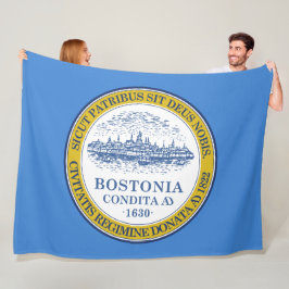 Stadtflagge von Boston (Massachusetts) Fleecedecke