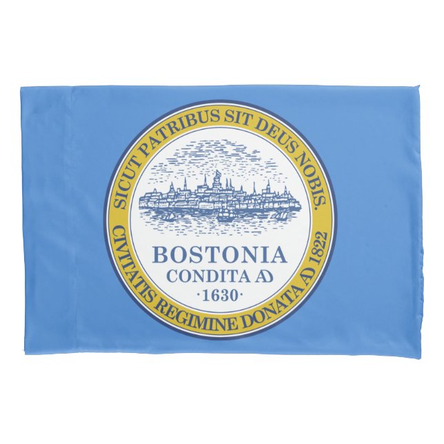 Stadtflagge von Boston (Massachusetts) Kissenbezug (Vorderseite)