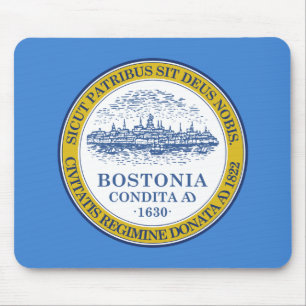 Stadtflagge von Boston (Massachusetts) Mousepad