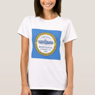 Stadtflagge von Boston (Massachusetts) T-Shirt
