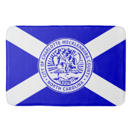 Stadtflagge von Charlotte (North Carolina) Badematte