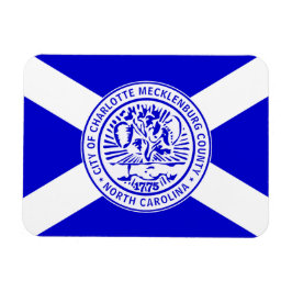Stadtflagge von Charlotte (North Carolina) Magnet