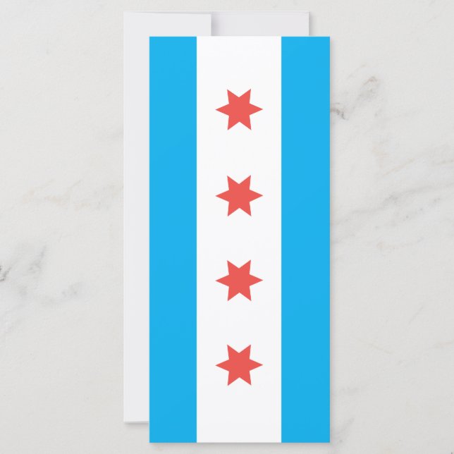 Stadtflagge von Chicago (Vorderseite)