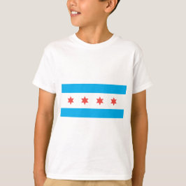 Stadtflagge von Chicago T-Shirt