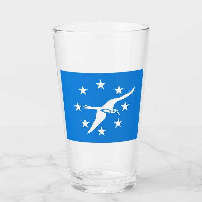 Stadtflagge von Corpus Christi (Texas) Glas (Vorderseite)