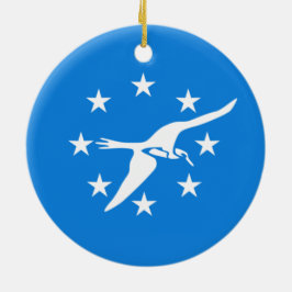Stadtflagge von Corpus Christi (Texas) Keramik Ornament