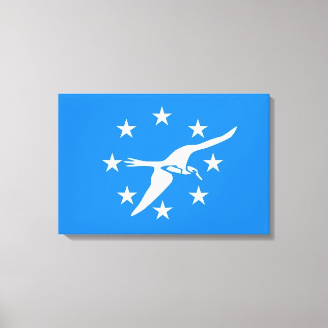 Stadtflagge von Corpus Christi (Texas) Leinwanddruck (Vorderseite)