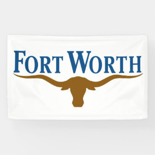 Stadtflagge von Fort Worth (Texas) Banner