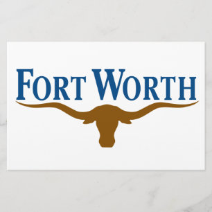 Stadtflagge von Fort Worth (Texas) Briefpapier