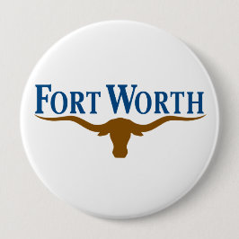Stadtflagge von Fort Worth (Texas) Button