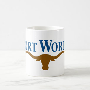 Stadtflagge von Fort Worth (Texas) Kaffeetasse
