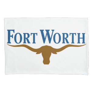 Stadtflagge von Fort Worth (Texas) Kissenbezug