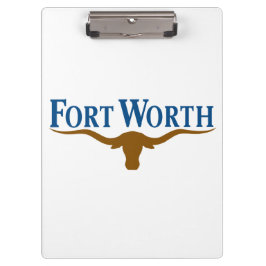 Stadtflagge von Fort Worth (Texas) Klemmbrett
