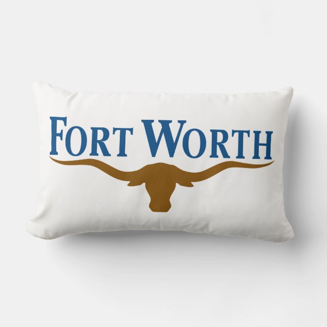 Stadtflagge von Fort Worth (Texas) Lendenkissen (Vorderseite)