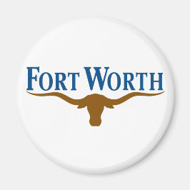 Stadtflagge von Fort Worth (Texas) Magnet