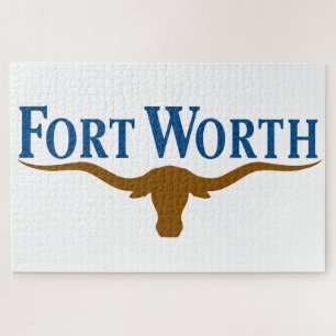 Stadtflagge von Fort Worth (Texas) Puzzle