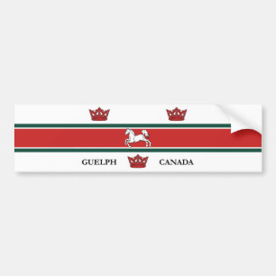 Stadtflagge von Guelph (Ontario, Kanada) Autoaufkleber