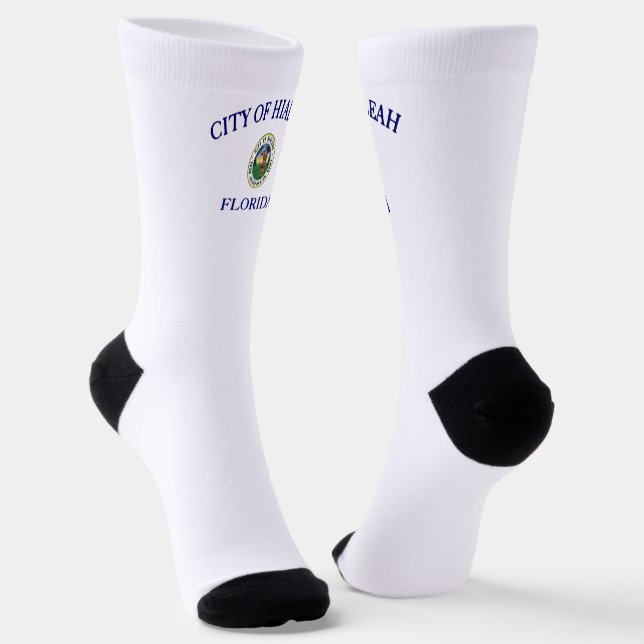 Stadtflagge von Hialeah (Florida) Socken (Gewinkelt)