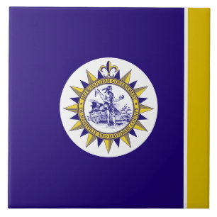 Stadtflagge von Nashville Fliese