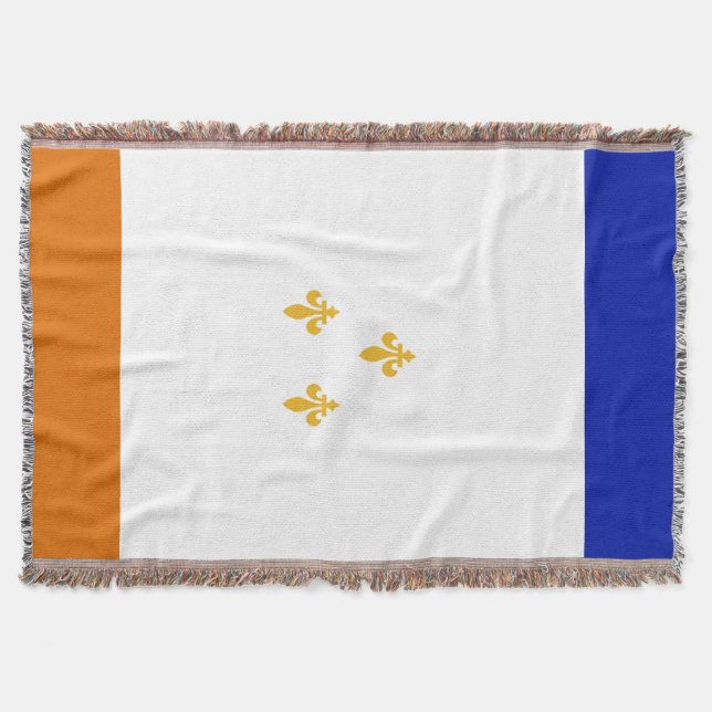 Stadtflagge von New Orleans Decke (Vorderseite)