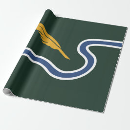 Stadtflagge von Northampton (Massachusetts, USA) Geschenkpapier