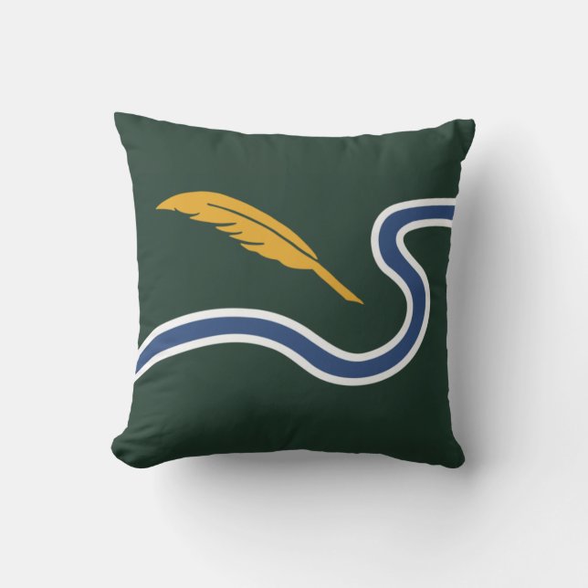 Stadtflagge von Northampton (Massachusetts, USA) Kissen (Vorderseite)