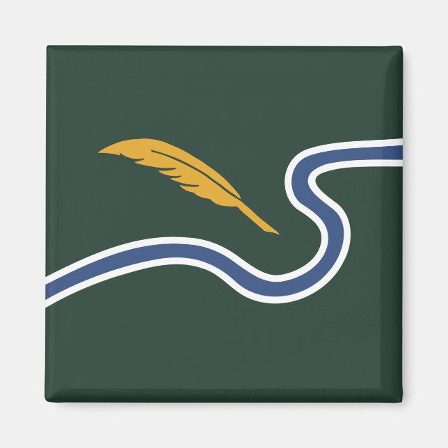 Stadtflagge von Northampton (Massachusetts, USA) Magnet (Vorne)