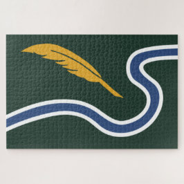 Stadtflagge von Northampton (Massachusetts, USA) Puzzle