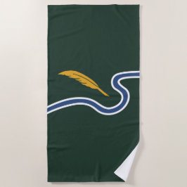 Stadtflagge von Northampton (Massachusetts, USA) Strandtuch