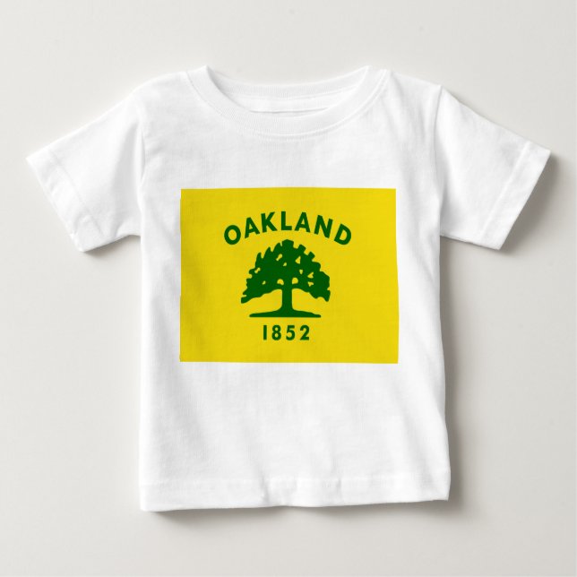 Stadtflagge von Oakland (Kalifornien) Baby T-shirt (Vorderseite)