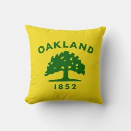 Stadtflagge von Oakland (Kalifornien) Kissen