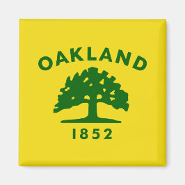 Stadtflagge von Oakland (Kalifornien) Magnet
