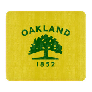 Stadtflagge von Oakland (Kalifornien) Schneidebrett