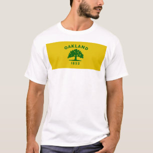 Stadtflagge von Oakland T-Shirt