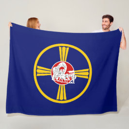 Stadtflagge von Omaha (Nebraska) Fleecedecke
