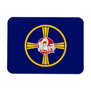 Stadtflagge von Omaha (Nebraska) Magnet