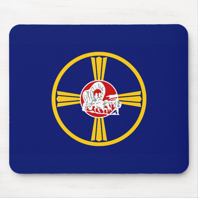 Stadtflagge von Omaha (Nebraska) Mousepad (Vorne)