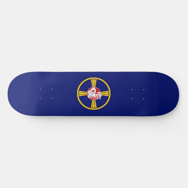 Stadtflagge von Omaha (Nebraska) Skateboard (Horizontal)