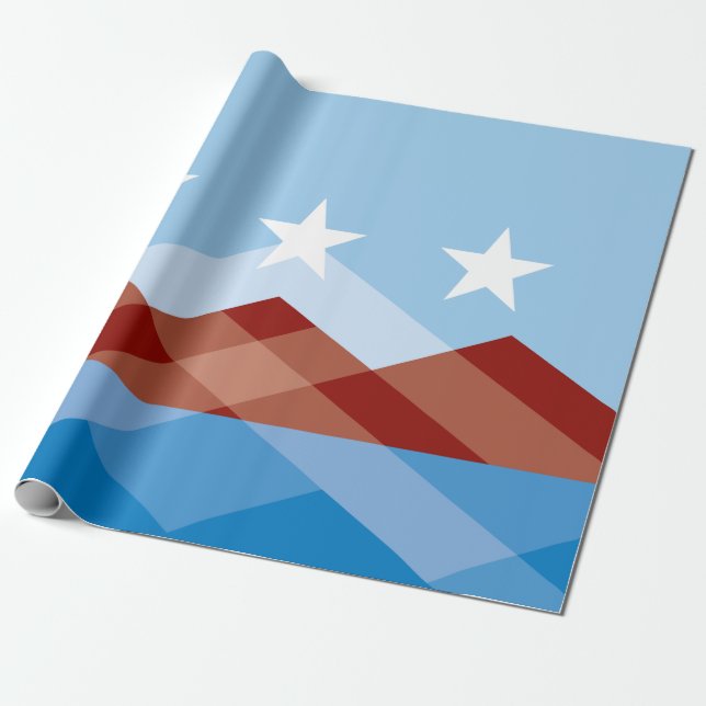 Stadtflagge von Peoria (Arizona) Geschenkpapier (Ungerollt)