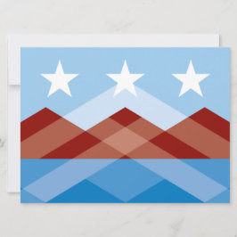 Stadtflagge von Peoria (Arizona) Karte