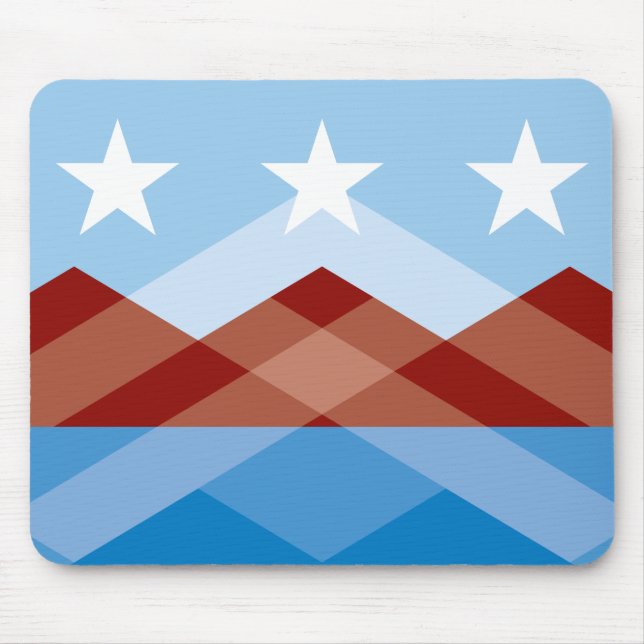 Stadtflagge von Peoria (Arizona) Mousepad (Vorne)