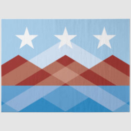 Stadtflagge von Peoria (Arizona) Seidenpapier