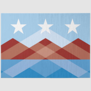 Stadtflagge von Peoria (Arizona) Seidenpapier
