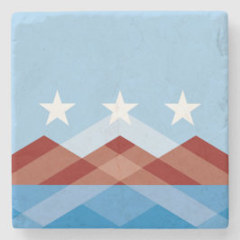 Stadtflagge von Peoria (Arizona) Steinuntersetzer