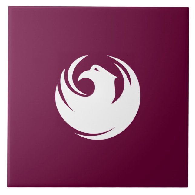 Stadtflagge von Phoenix (Arizona) Fliese (Vorderseite)