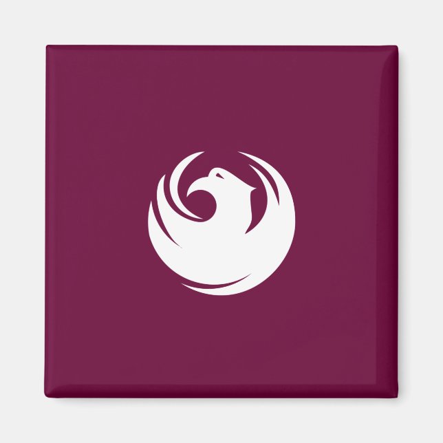 Stadtflagge von Phoenix (Arizona) Magnet (Vorne)