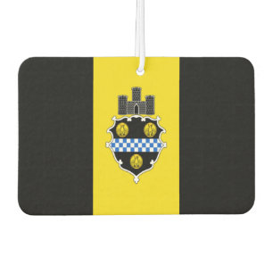 Stadtflagge von Pittsburgh Autolufterfrischer